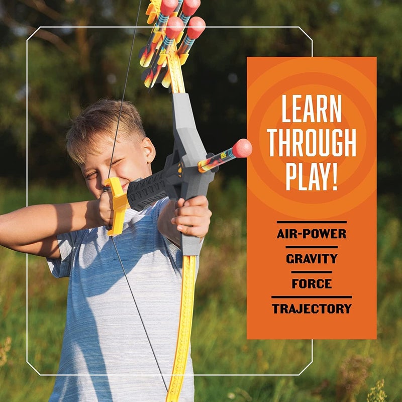 Ninja Blast Kids Bow and Arrow Archery Set - Coolest Toys for Boys Age 6, 7, 8, 9, 10, 11 & 12 Year Old Boy Gifts - Cool Boy Toys Birthday Gift - Best Outdoor Kid Sports Play Toy - Image 4